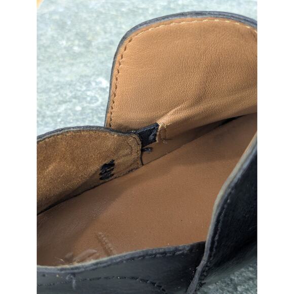 Frye Elyssa Shootie Black 7M Style 3470236 Leather Pull On Booties Ankle Boots - Picture 14 of 14